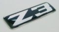 ＢＭＷ　Z3 立体樹脂盛3Dステッカー
