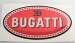 ブガッティ　BUGATTI 45 立体樹脂盛3Dステッカー