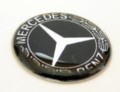 メルセデスベンツ　Mercedes-Benz　ブラック23mm 立体樹脂盛3Dステッカー